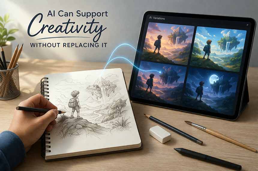 How AI Can Support Creativity Without Replacing It